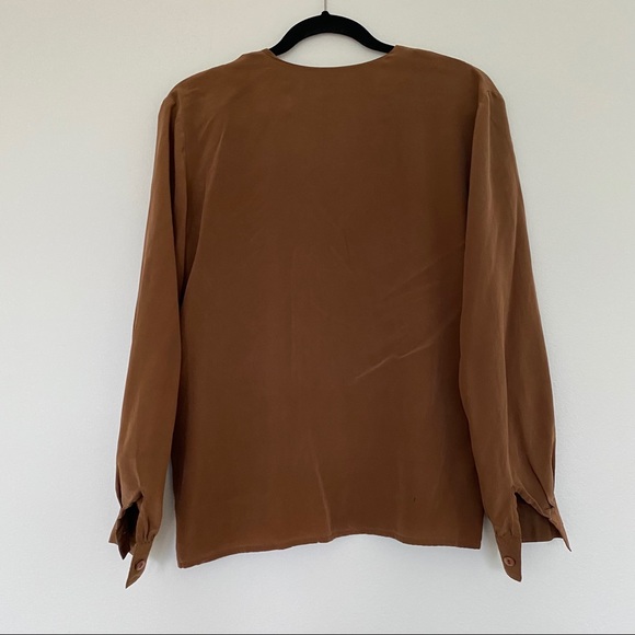 VINTAGE Liz Claiborne silk blouse - Picture 2 of 7